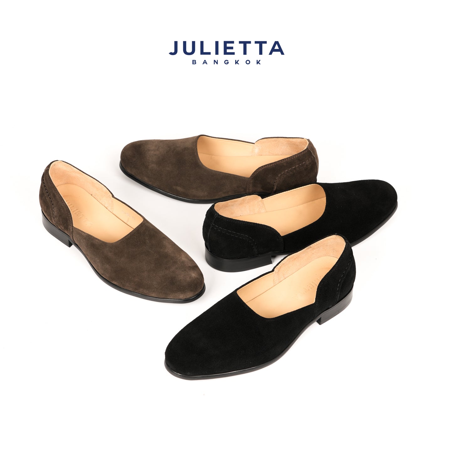 JULIETTA - FRANCO Grecian Slippers Suede