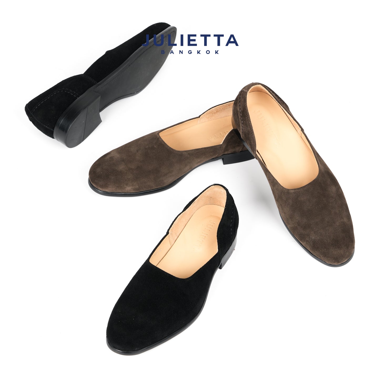 JULIETTA - FRANCO Grecian Slippers Suede