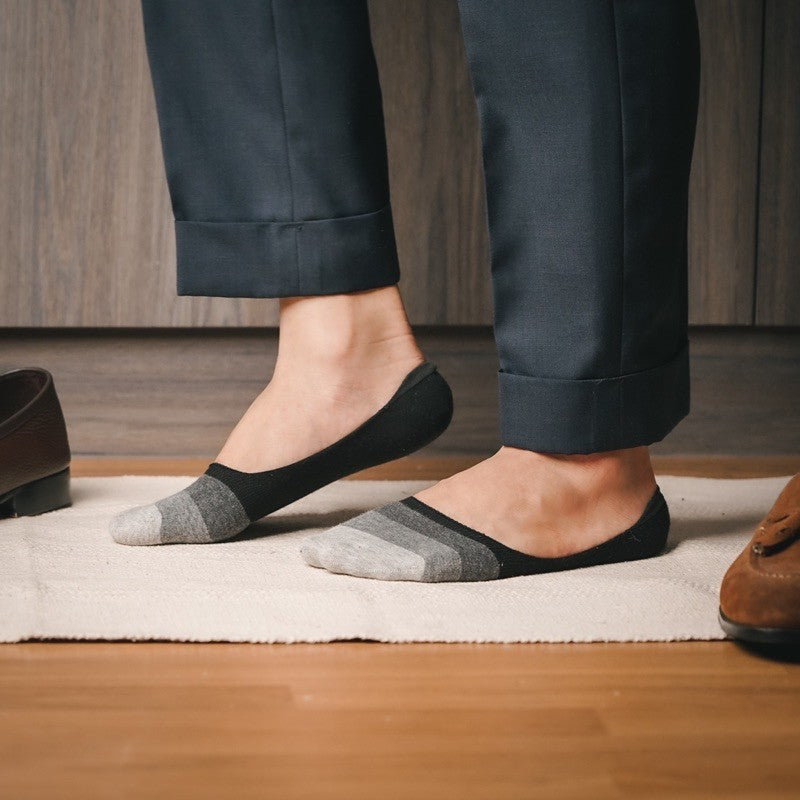 JULIETTA - ถุงเท้าซ่อนข้อสั้น Low cut 100% No show Sock ( Set 3คู่ / 6 คู่ ฟรี 1 คู่ / 12 คู่ ฟรี 3 คู่ )