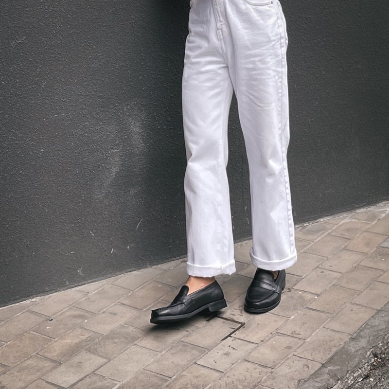 JULIETTA - Classic Penny Loafer Calfskin : Black
