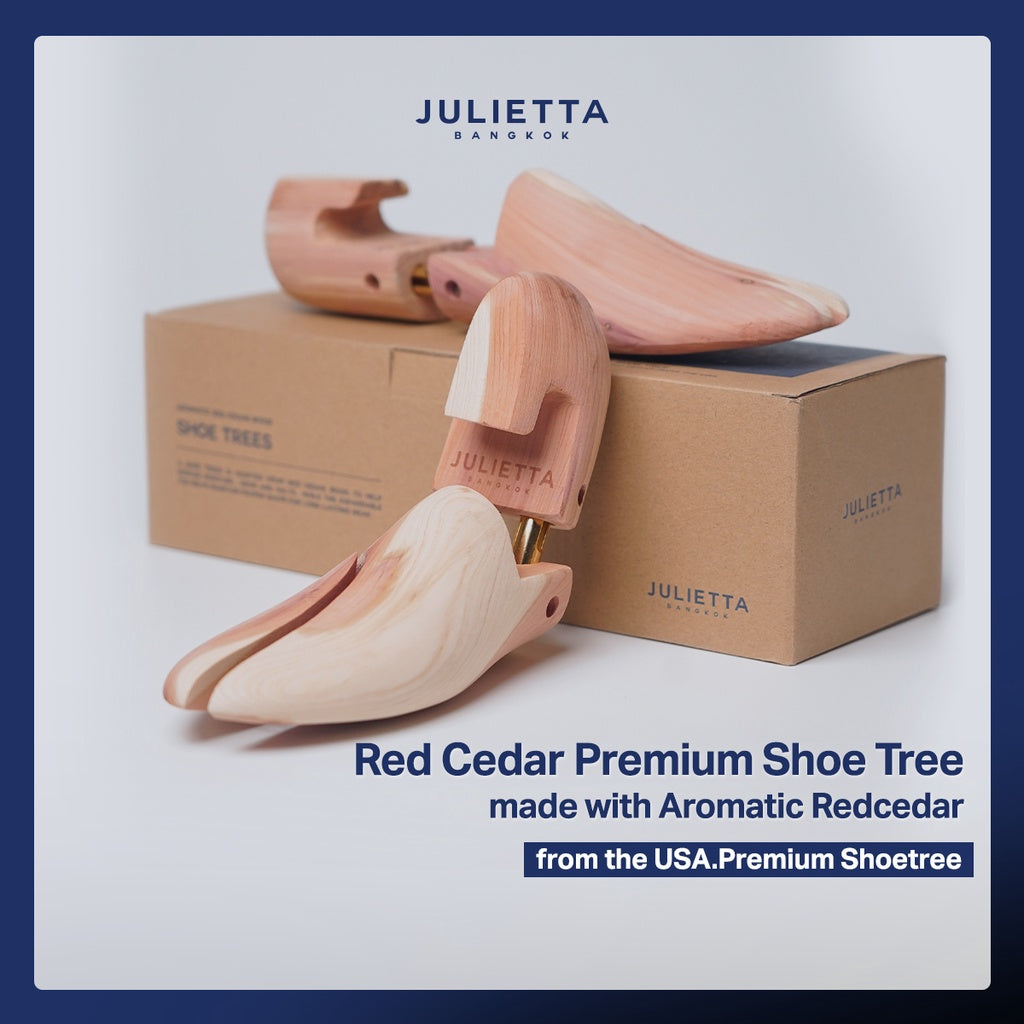 JULIETTA - Red Cedar Premium Shoe Tree made with Aromatic Redcedar from the USA.Premium ดันทรงรองเท้าผลิตจากไม้ Redcedar