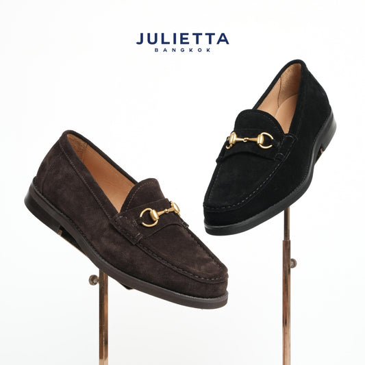 JULIETTA - ALBERT Horsebit Loafer Suede (Unlined)