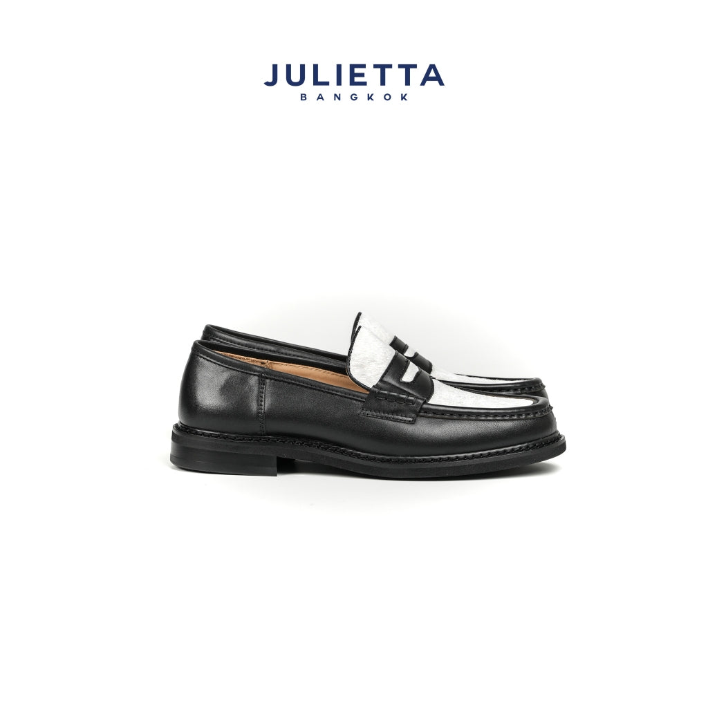 JULIETTA - PONY Penny Loafer Hair-on Horsehide : Unlined