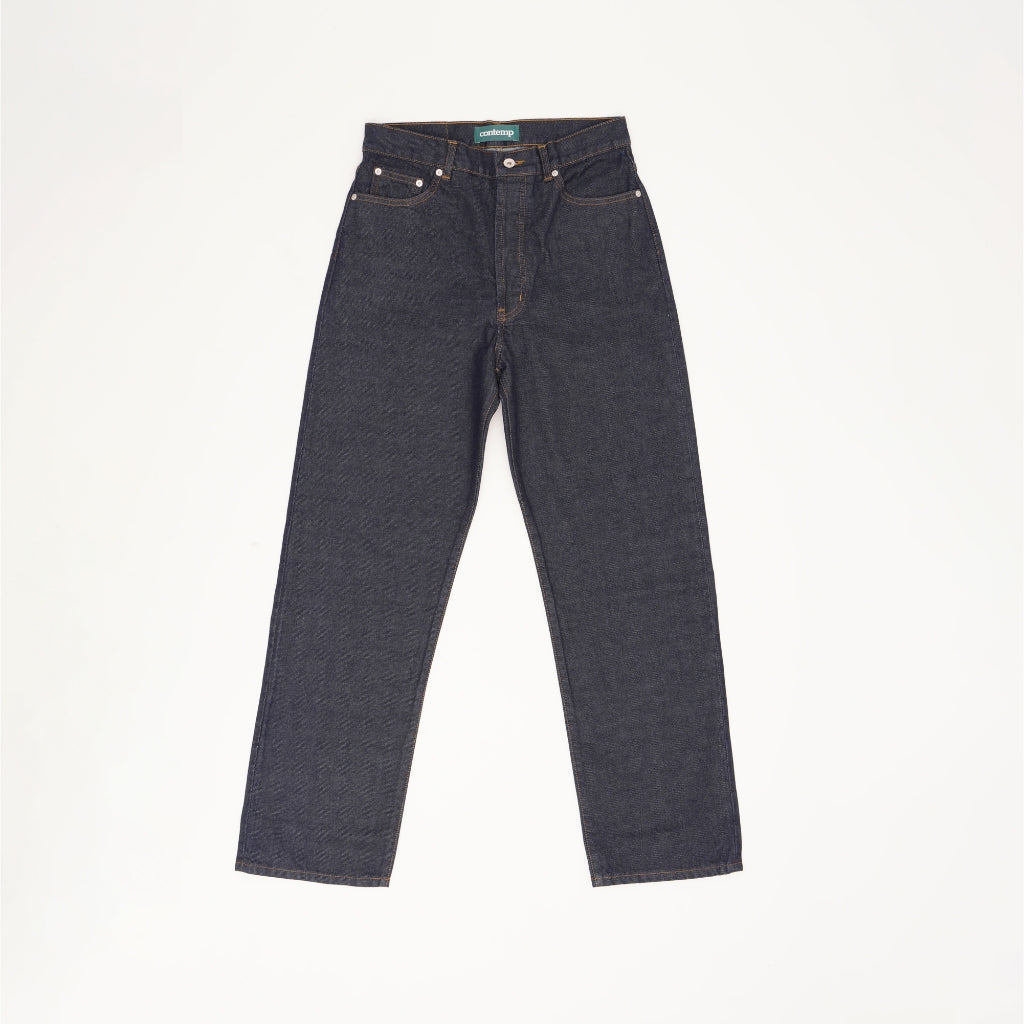 Contemp Jeans : High-Rise Selvedge Denim 16oz : Japan Fabric from Kuroki (Regular Fit)