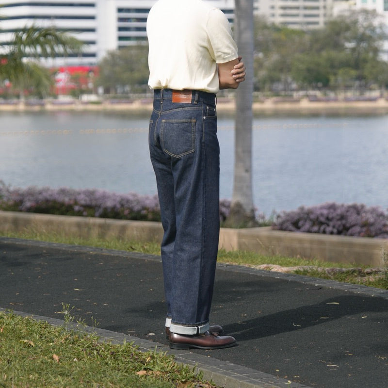 Contemp Jeans : High-Rise Selvedge Denim 16oz : Japan Fabric from Kuroki (Regular Fit)