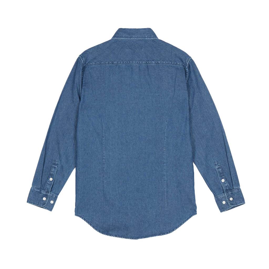 Contemp Denim Shirt Loong Sleeve : Cutalway Collar