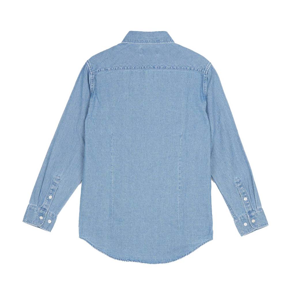 Contemp Denim Shirt Loong Sleeve : Cutalway Collar