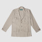 Contemp Jungle Jacket Beige Poland Linen