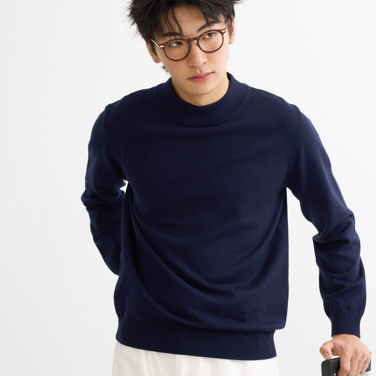 Contemp : Contemp : Knitted Crew Long Sleeve