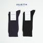 JULIETTA - Dress Knee High Socks - Premium Cotton Fabric ถุงเท้ายาวถึงเข่า Rib