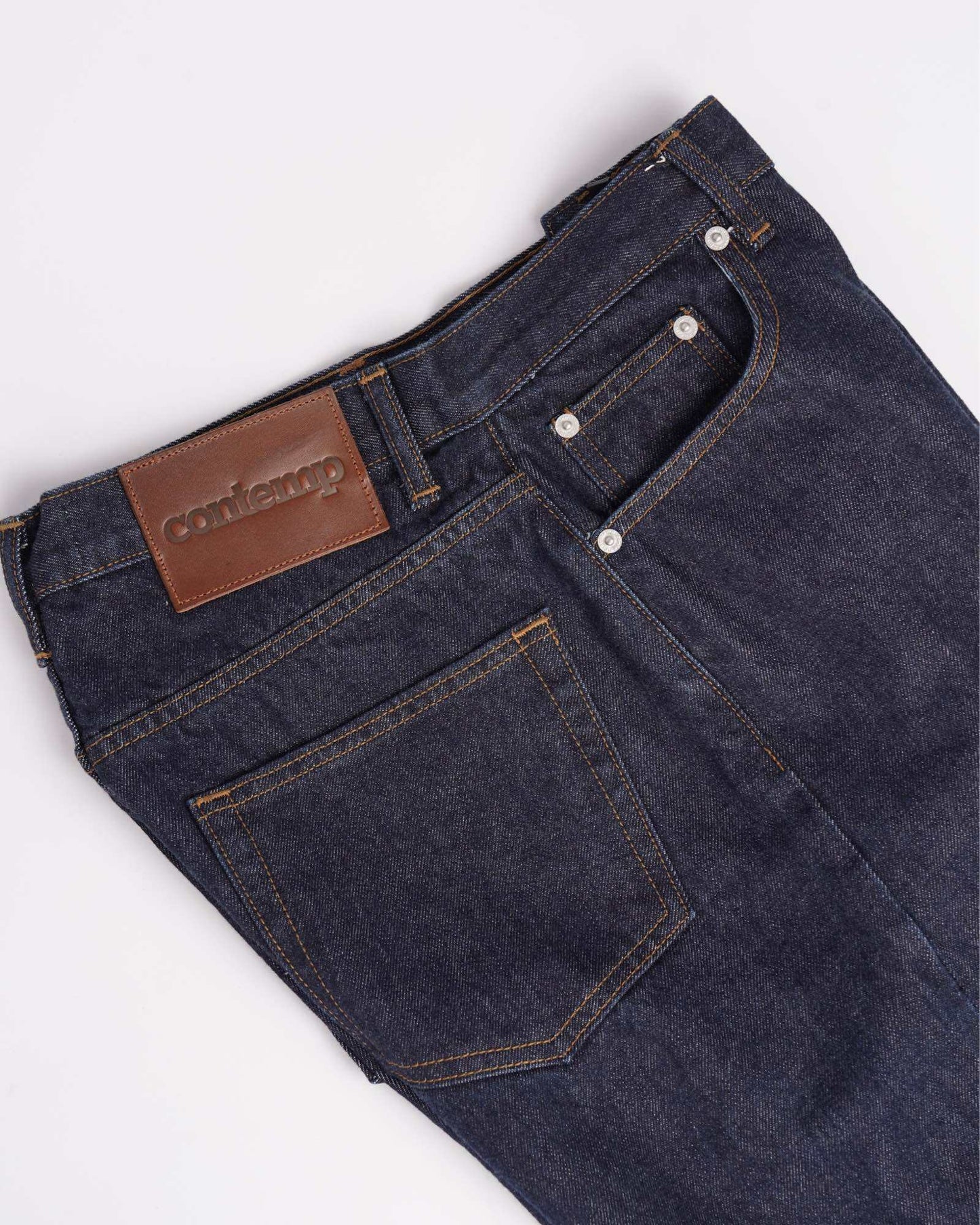 Contemp : High-Rise Selvedge Denim : Wide Fit, Japan Fabric from Kuroki