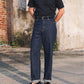 Contemp : High-Rise Selvedge Denim : Wide Fit, Japan Fabric from Kuroki