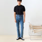 Contemp Jeans : High-Rise Selvedge Denim 16oz : Japan Fabric from Kuroki (Regular Fit) Light Blue