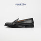 JULIETTA - LOREN Penny Loafer Calfskin : Black