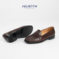 JULIETTA - LOREN Penny Loafer Calfskin : Brown