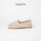 JULIETTA - Espadrilles Suede : Beige (Unlined)