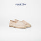 JULIETTA - Espadrilles Suede : Beige (Unlined)