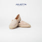 JULIETTA - Espadrilles Suede : Beige (Unlined)