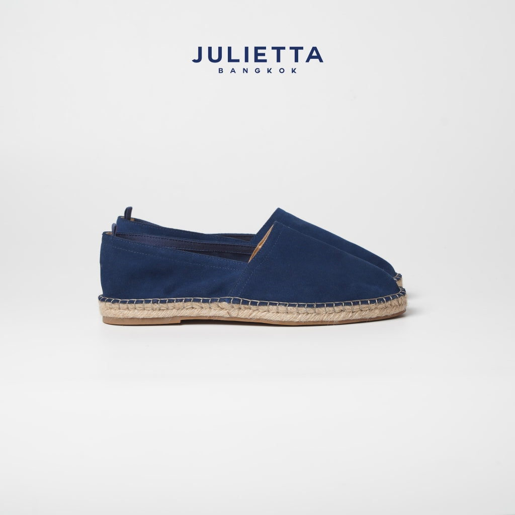 JULIETTA - Espadrilles Suede : Blue(Unlined)