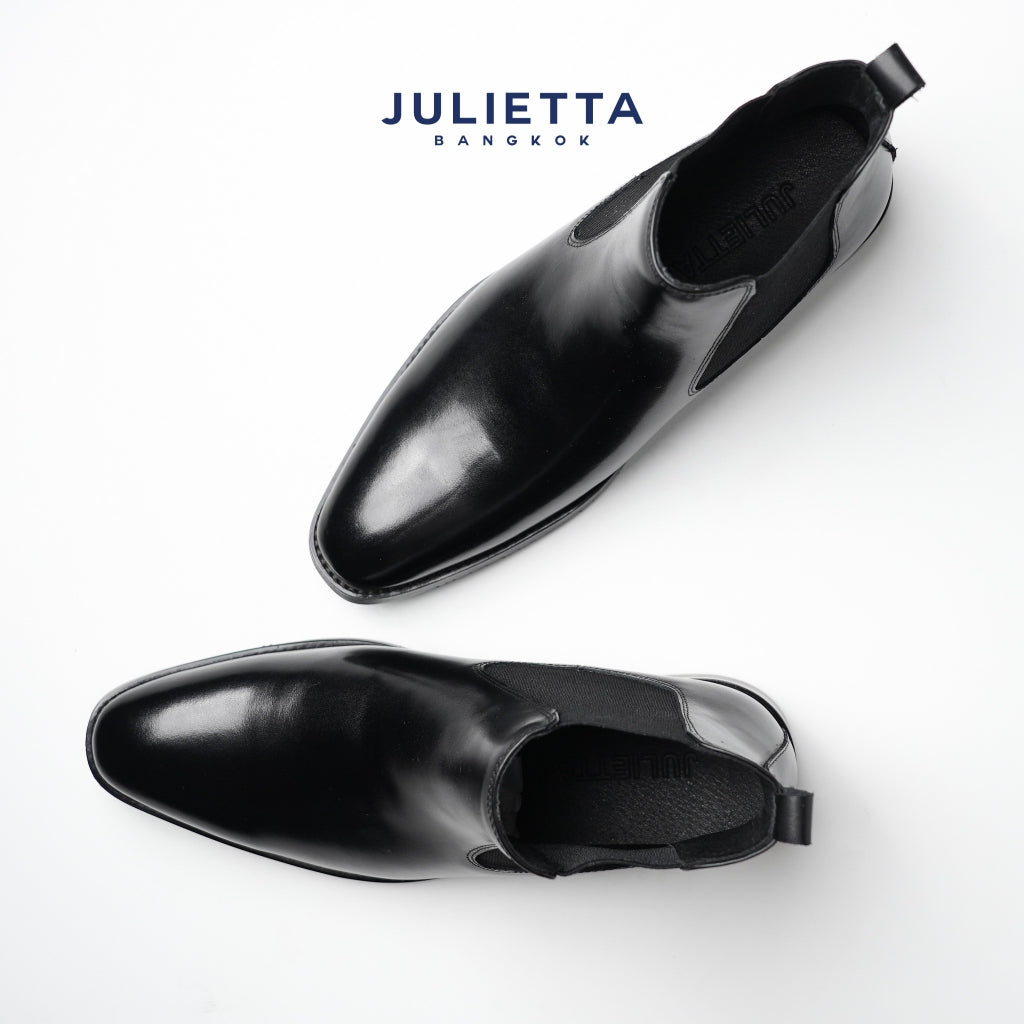 JULIETTA - Chelsea Boots Calfskin : Black