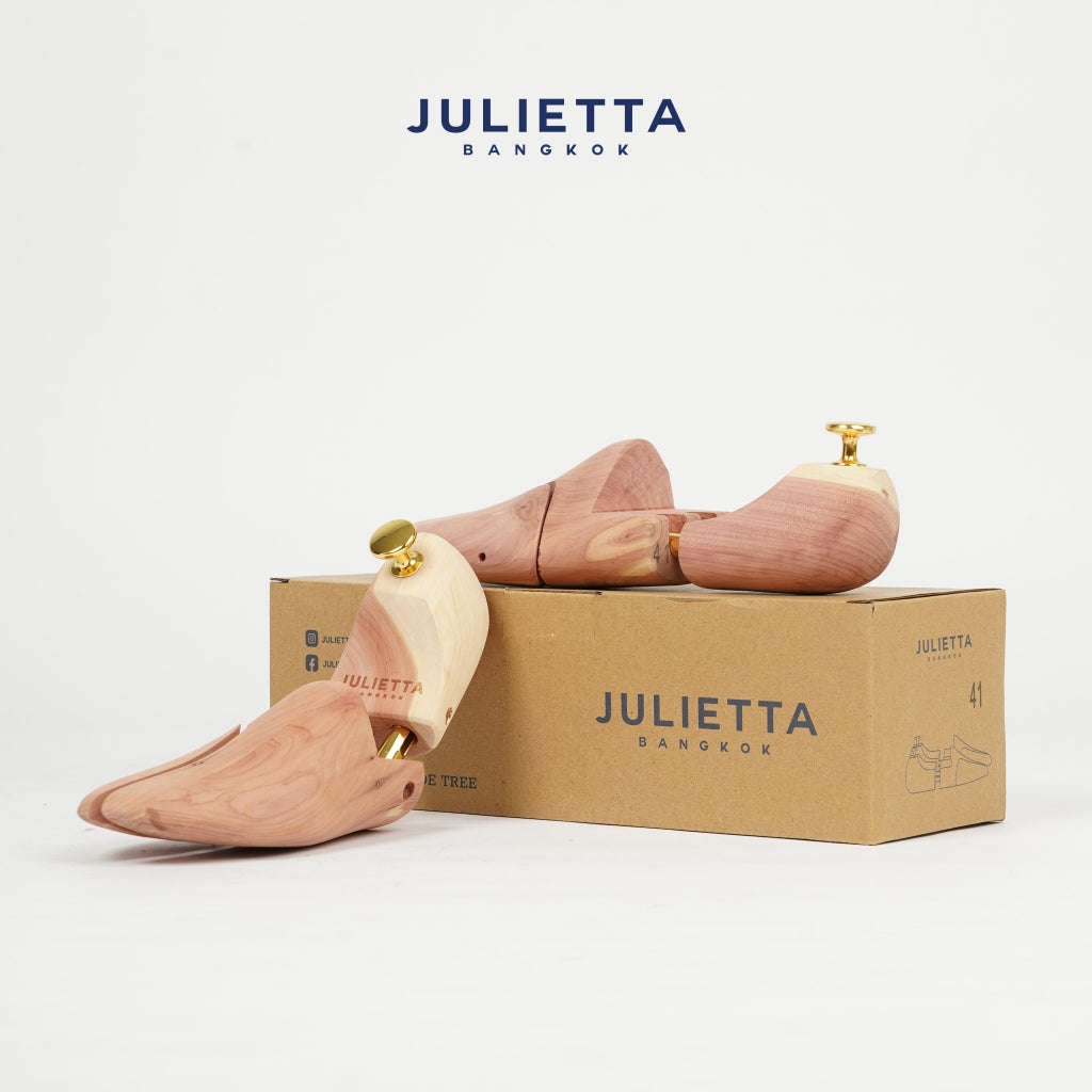 JULIETTA - Red Cedar Premium Shoe Tree (Gold Pin) made with Aromatic Redcedar from the USA.