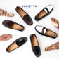 JULIETTA - LOREN Penny Loafer Calfskin : Brown