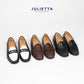 JULIETTA - LOREN Penny Loafer Calfskin : Black