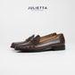 JULIETTA - LOREN Penny Loafer Calfskin : Brown