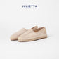 JULIETTA - Espadrilles Suede : Beige (Unlined)