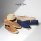 JULIETTA - Espadrilles Suede : Blue(Unlined)