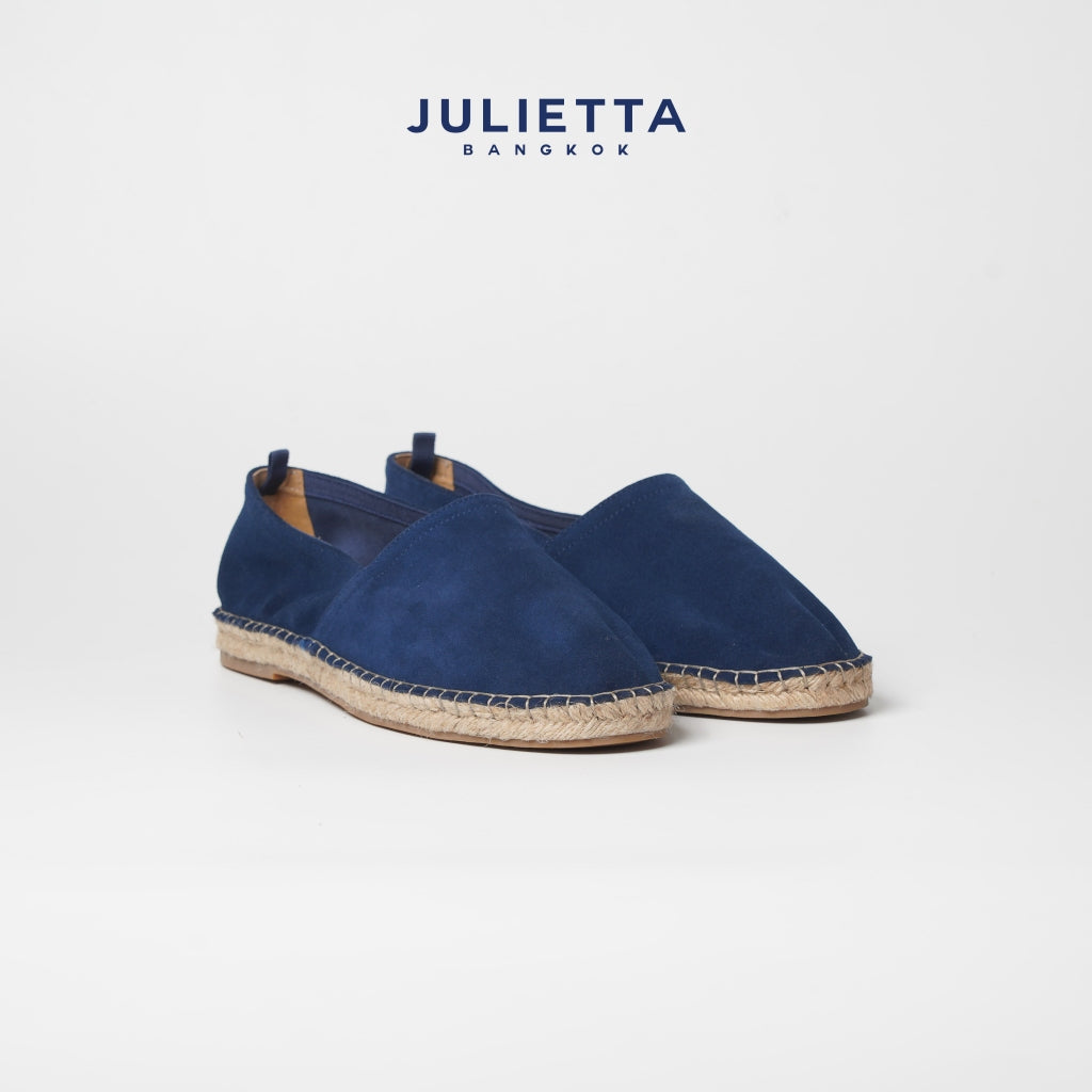 JULIETTA - Espadrilles Suede : Blue(Unlined)