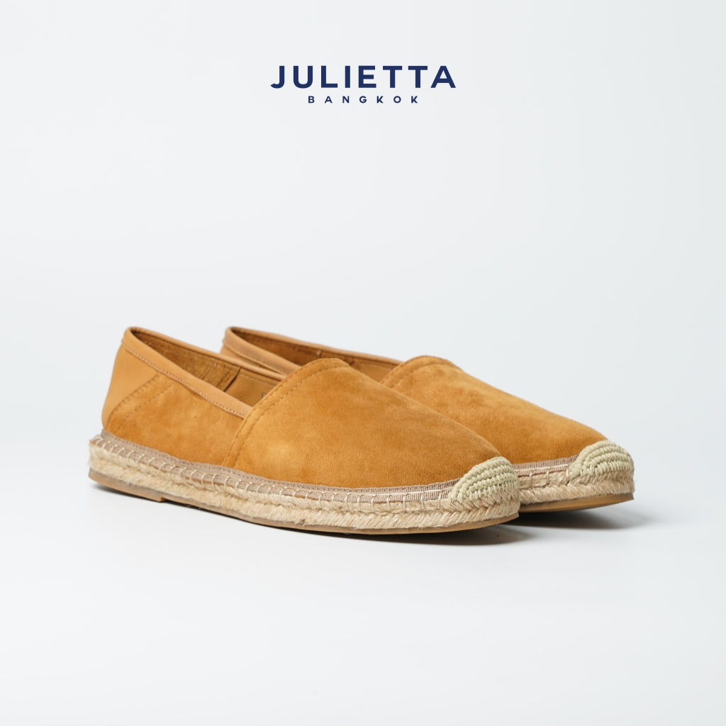 JULIETTA - Espadrilles Suede : Tan (Unlined)