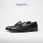 JULIETTA - MULLEN Penny Loafer Calfakin : Black