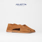 JULIETTA - FONTE Suede Sandal : Tan (Unlined)