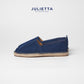 JULIETTA - Espadrilles Suede : Blue(Unlined)