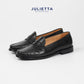 JULIETTA - LOREN Penny Loafer Calfskin : Black