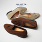 JULIETTA - Tassel Belgian Loafer Suede : Brown (Unlined)