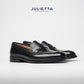 JULIETTA - MULLEN Penny Loafer Calfakin : Black