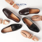 JULIETTA - MONTE Full Strap Penny Loafer Calfskin : Browm