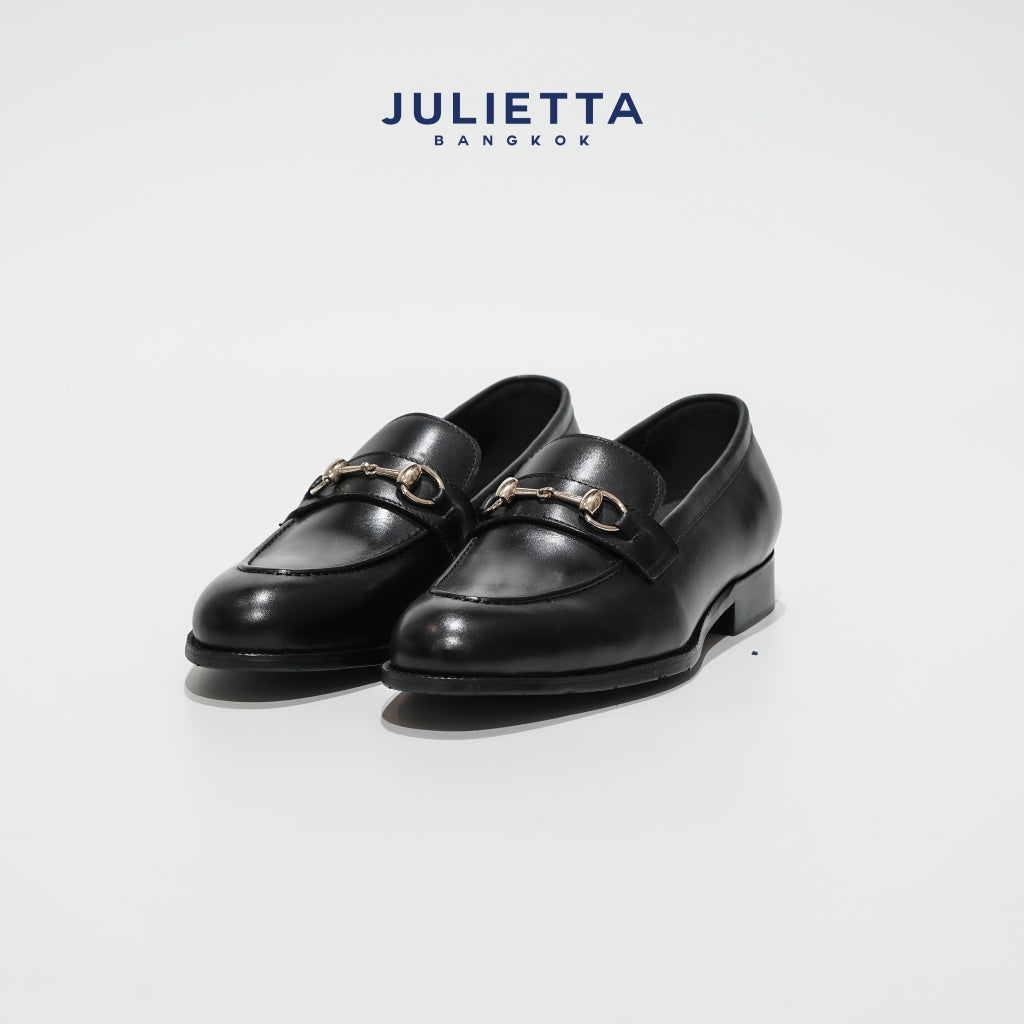 JULIETTA - Horsebit Loafer Calfskin : Black