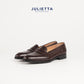 JULIETTA - MONTE Full Strap Penny Loafer Calfskin : Browm