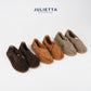 JULIETTA - FONTE Suede Sandal : Brown (Unlined)