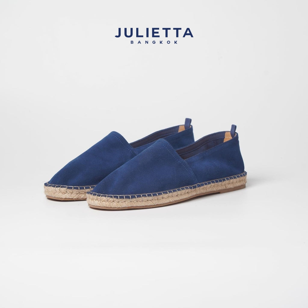 JULIETTA - Espadrilles Suede : Blue(Unlined)