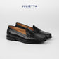 JULIETTA - LOREN Penny Loafer Calfskin : Black