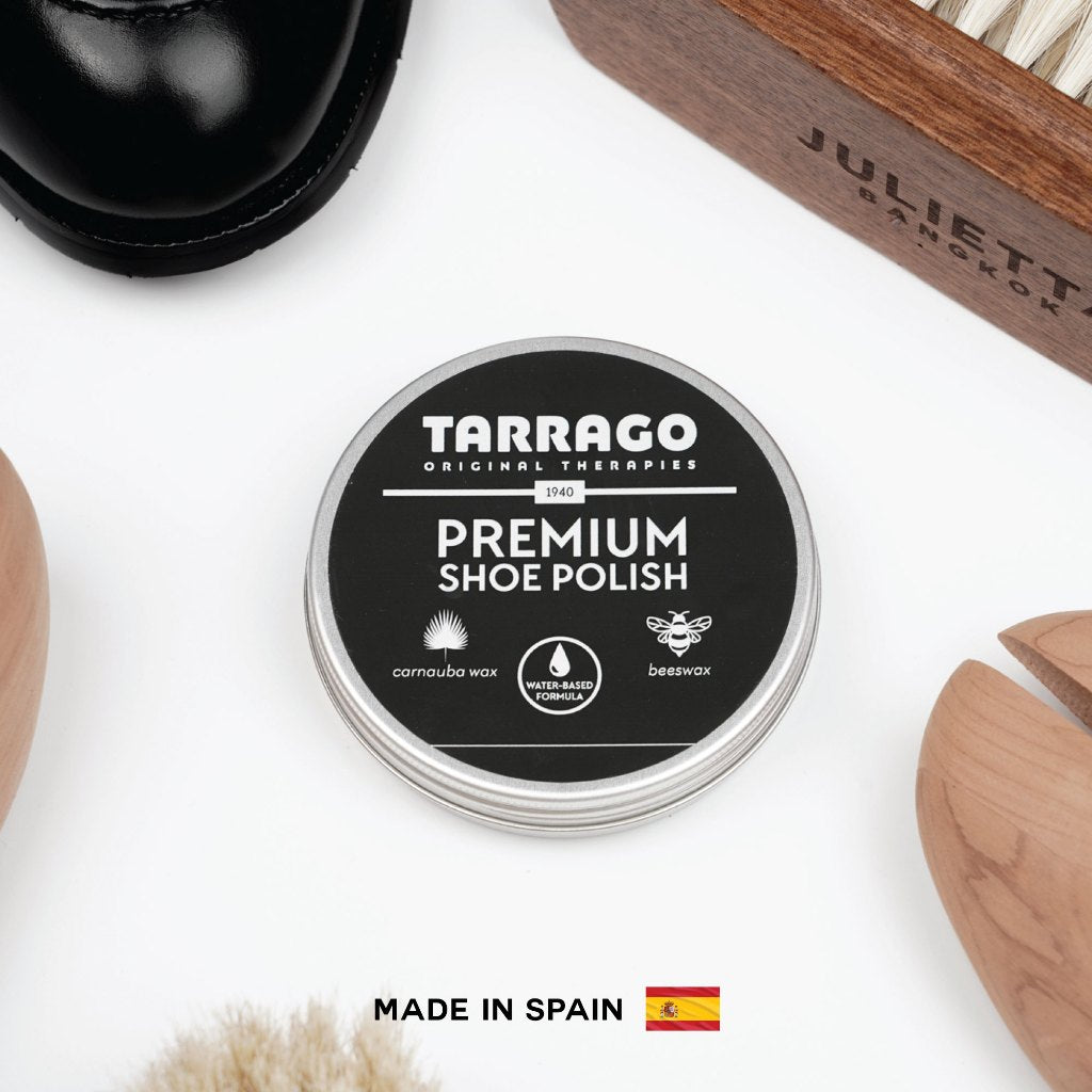 Tarrago Premium Shoe Polish Wax แว๊กบำรุงรักษาและขัดเงา หนังเรียบทุกชนิด