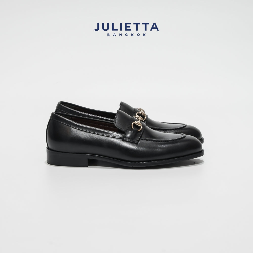 JULIETTA - Horsebit Loafer Calfskin : Black