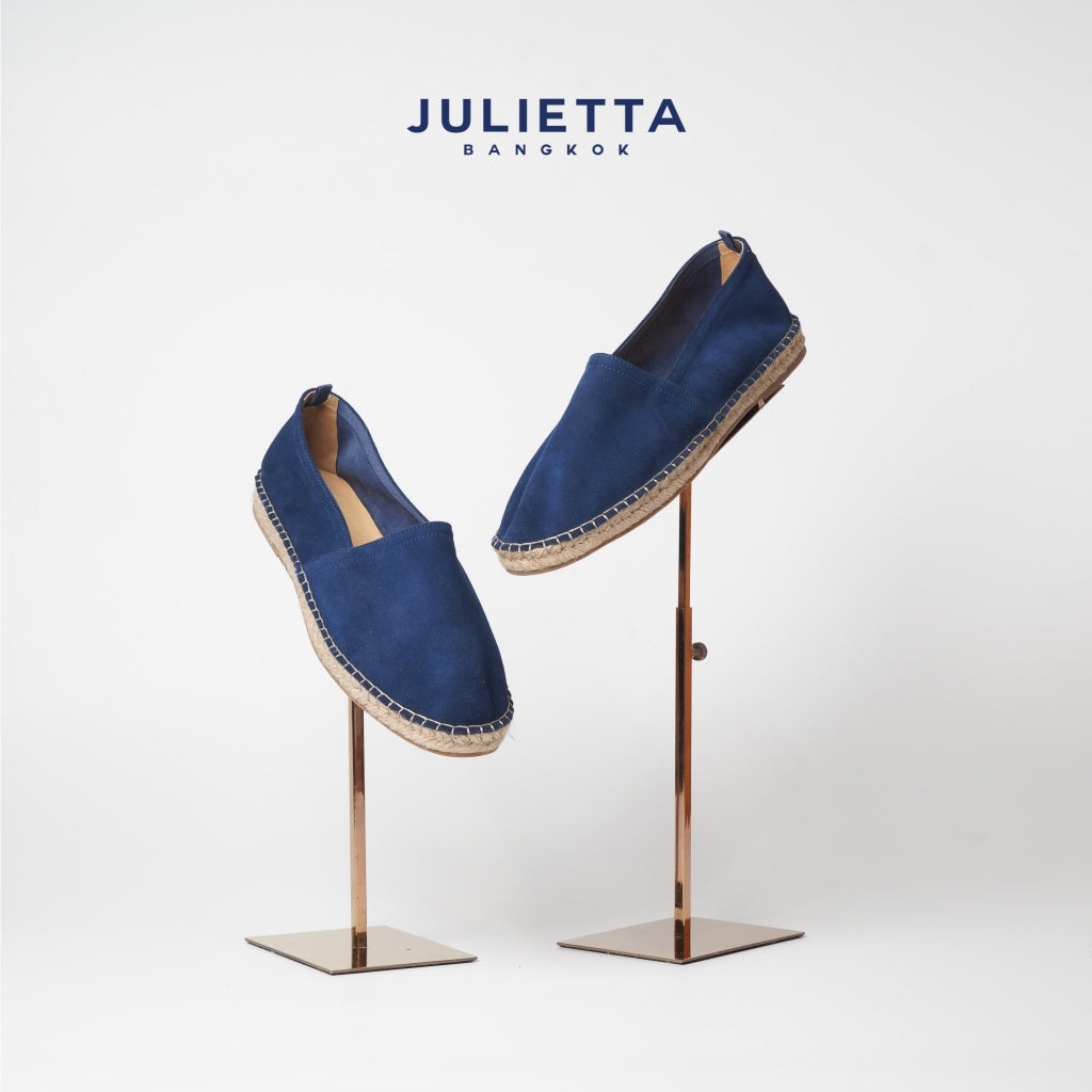 JULIETTA - Espadrilles Suede : Blue(Unlined)