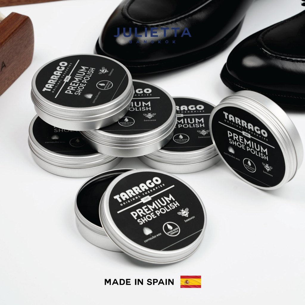 Tarrago Premium Shoe Polish Wax แว๊กบำรุงรักษาและขัดเงา หนังเรียบทุกชนิด