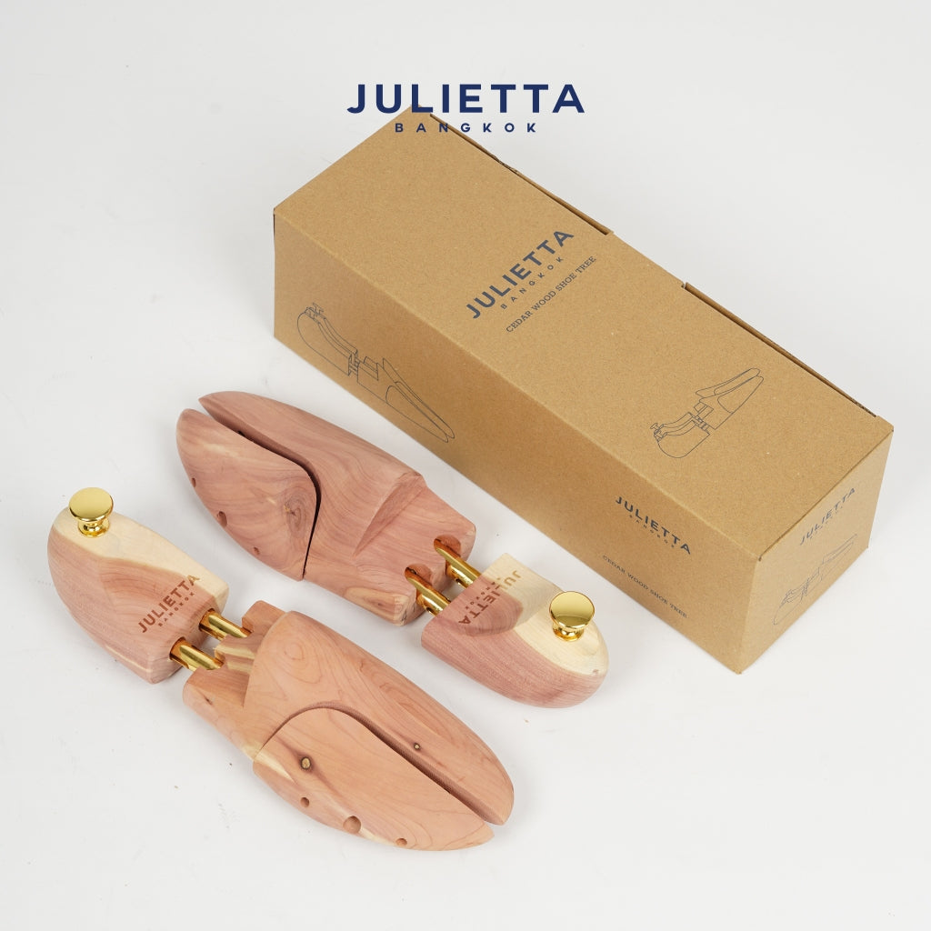 JULIETTA - Red Cedar Premium Shoe Tree (Gold Pin) made with Aromatic Redcedar from the USA.