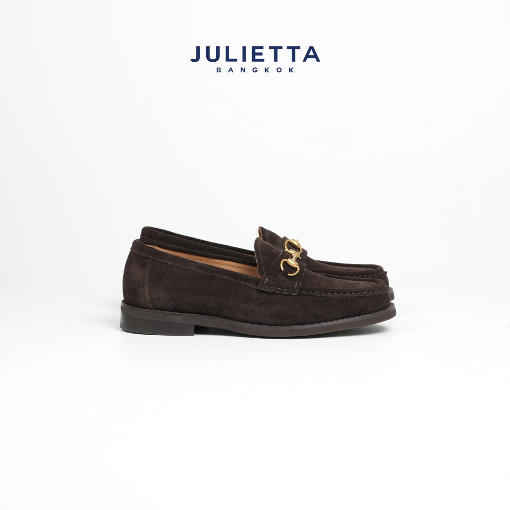 JULIETTA - ALBERT Horsebit Loafer Suede (Unlined)